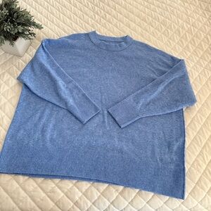 Aerie Women's Blue Crewneck Sweater